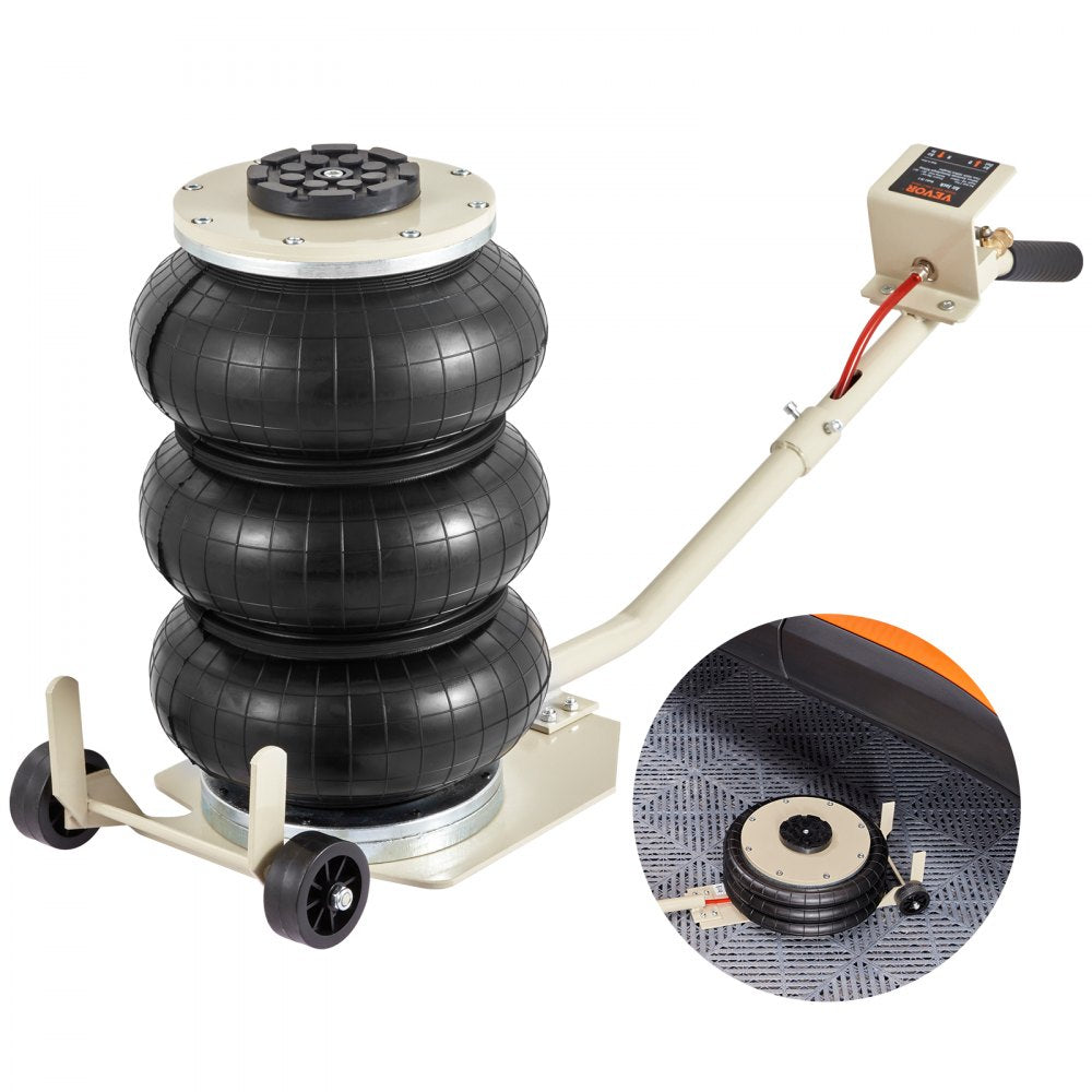Air Jack, 5 Ton / 11000 Lbs Triple Bag Air Jack